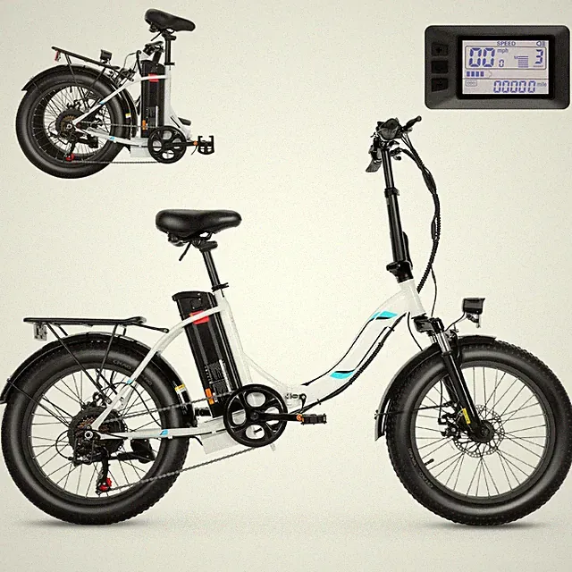 20in Folding E-Bike 500W 48V Electric Bike City Cruiser Bicycle Up to 50miles US