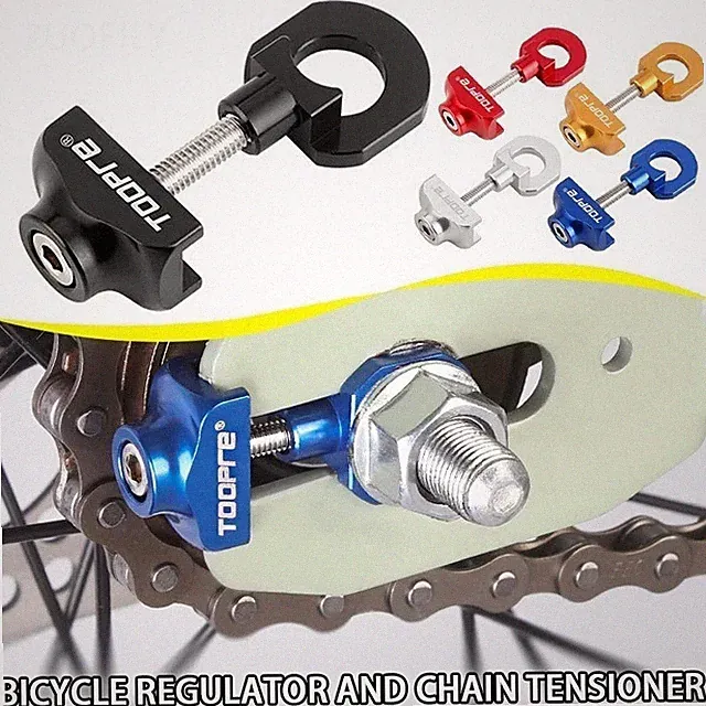 Bike Chain Tensioner Single Speed Fixed Gear Anti Drop Adjuster Bolt