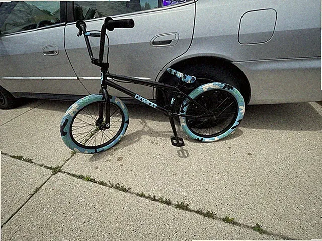 BMX Elite Destro Bike Camo - Black