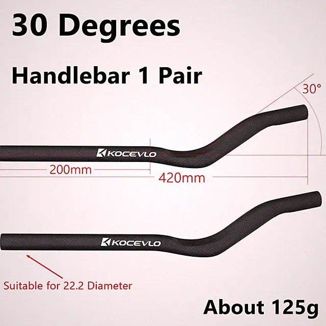 Carbon Bicycle Rest TT Handlebar Extension Triathlon Time Trial Cycling Parts