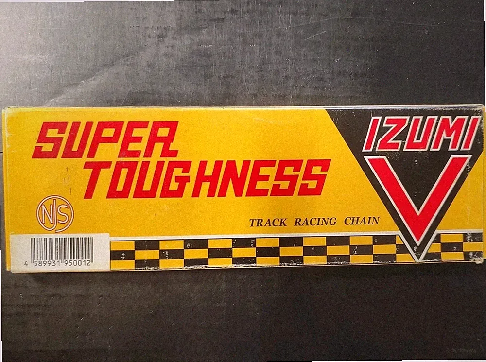 Izumi V Super Toughness Gold & Black 1/8" NJS Keirin Track Fixed Gear Bike Chain