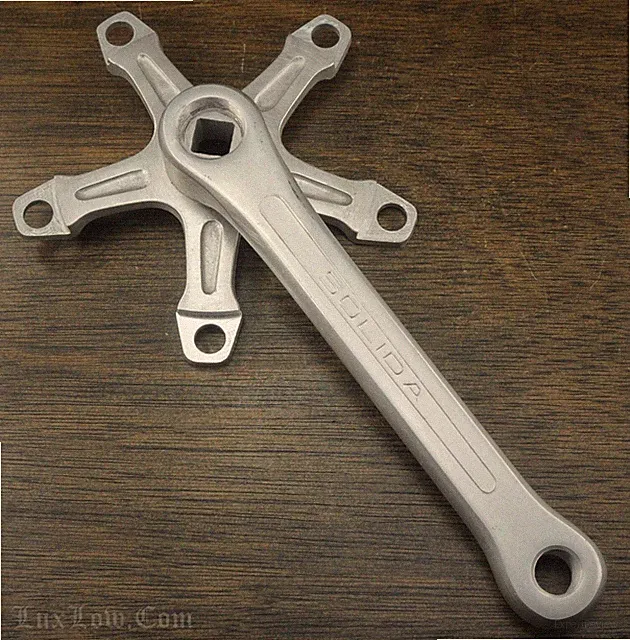 NOS Vintage Solida RoadBike 170mm CRANK ARM 122BCD Chainring French Tour Bicycle